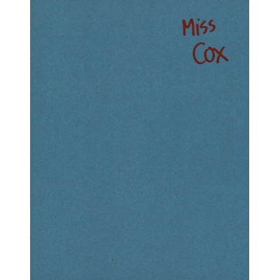 Mariken Wessels. Miss Cox