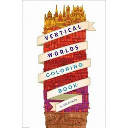 Vertical Worlds Adult Coloring Book