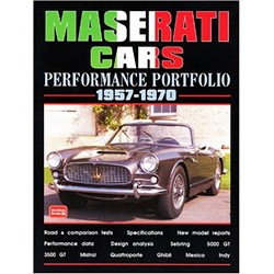 Maserati Cars Performance Portfolio 1957-70