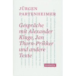 Conversations with Jurgen Partenheimer and other texts