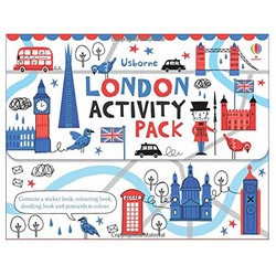 London Activity Pack, Containing a sticker book, colouring book, doodling book and postcards to colour