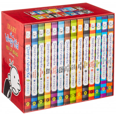 Diary of a Wimpy Kid Box of Books (1-14)