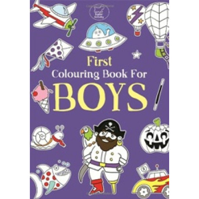 First Colouring Book For Boys