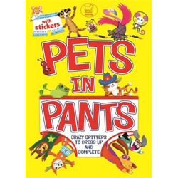 Pets In Pants, with stickers