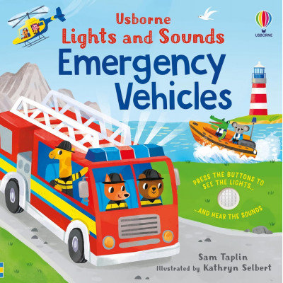 Emergency Vehicles (Lights and Sounds, Board Book)