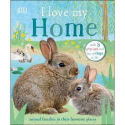 I Love My Home: A pop-up book about animal families and their homes