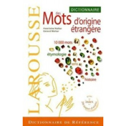 Dictionnaire des mots d'origine Etrangere