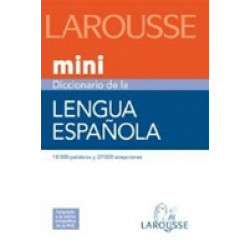 Diccionario mini de la lengua espanola, 18 000 palabras y 27 000 acepciones
