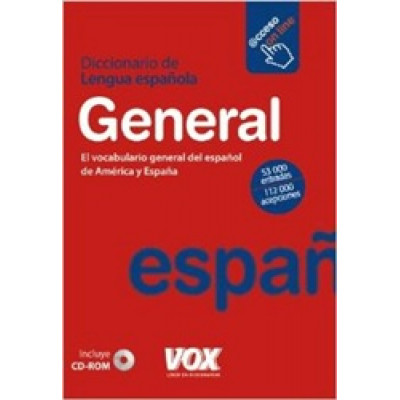 Diccionario general de la lengua espanola 53 000 entradas y 112 000 acepcions + CD