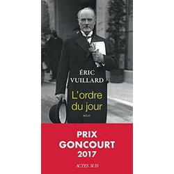 L'ordre du jour Prix Goncourt 2017