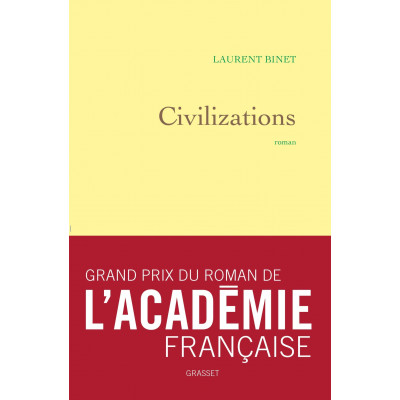 Civilizations - Grand prix du Roman de l'Académie française 2019