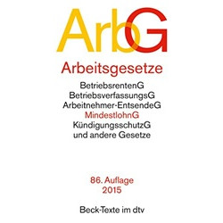 Arbeitsgesetze (Beck-Texte Series)