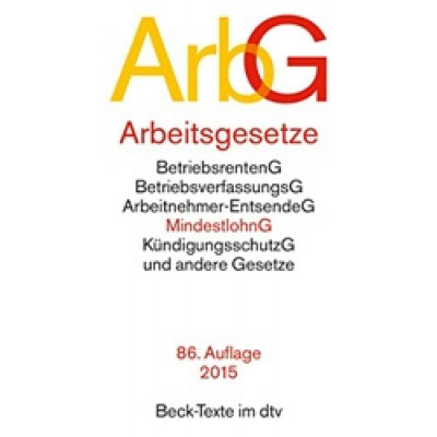Arbeitsgesetze (Beck-Texte Series)