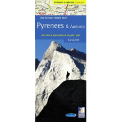 Rough Guide Map Pyrenees & Andora