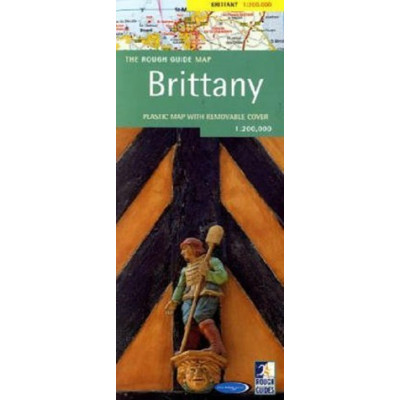 Rough Guide Map Brittany