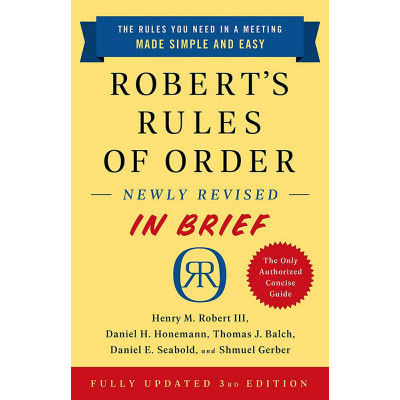Robert's Rules of Order Newly Revised (Уценка)